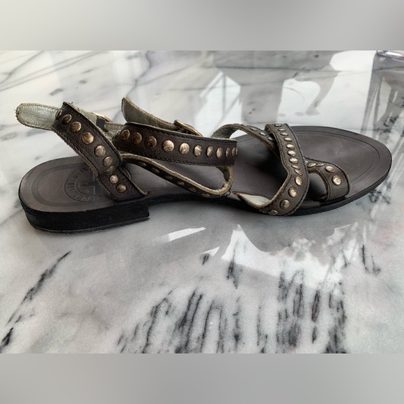 FIORENTINI + BAKER Strappy Studded Leather Sandle, Size 37, Like New Condition - Picture 6 of 9